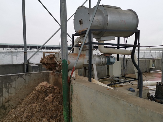 濃縮擠壓式固液分離機處理屠宰污水的應用案例